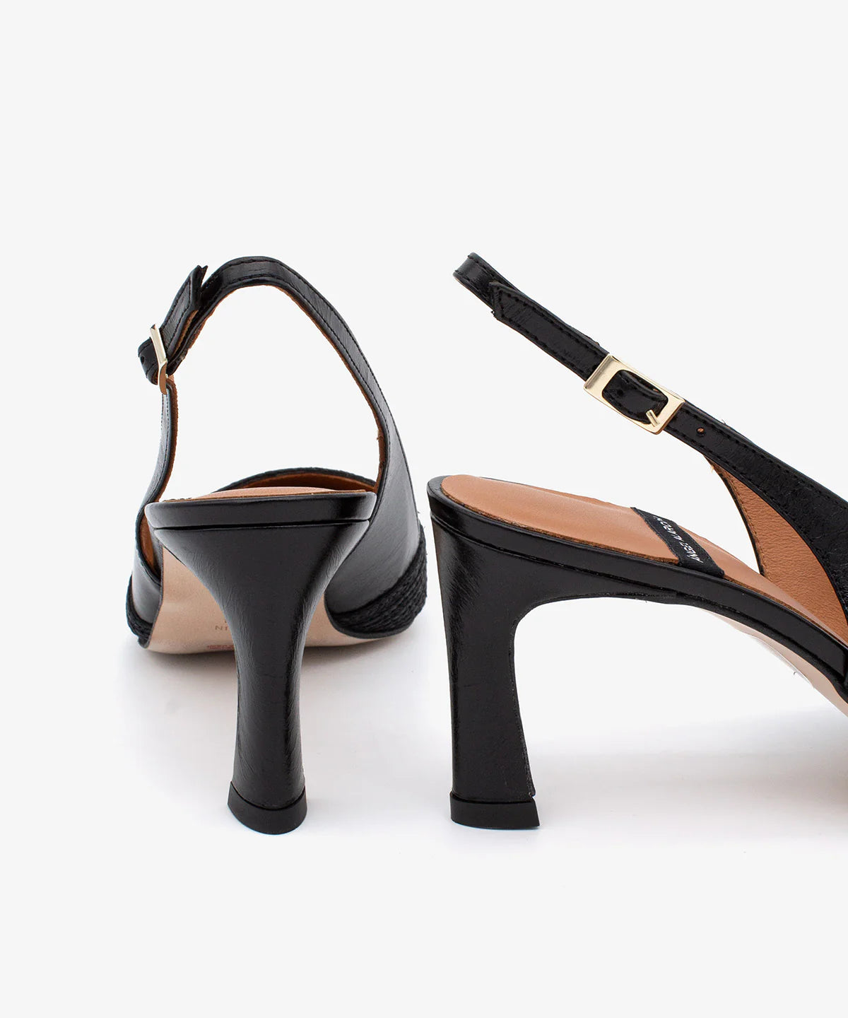 Slingback nero