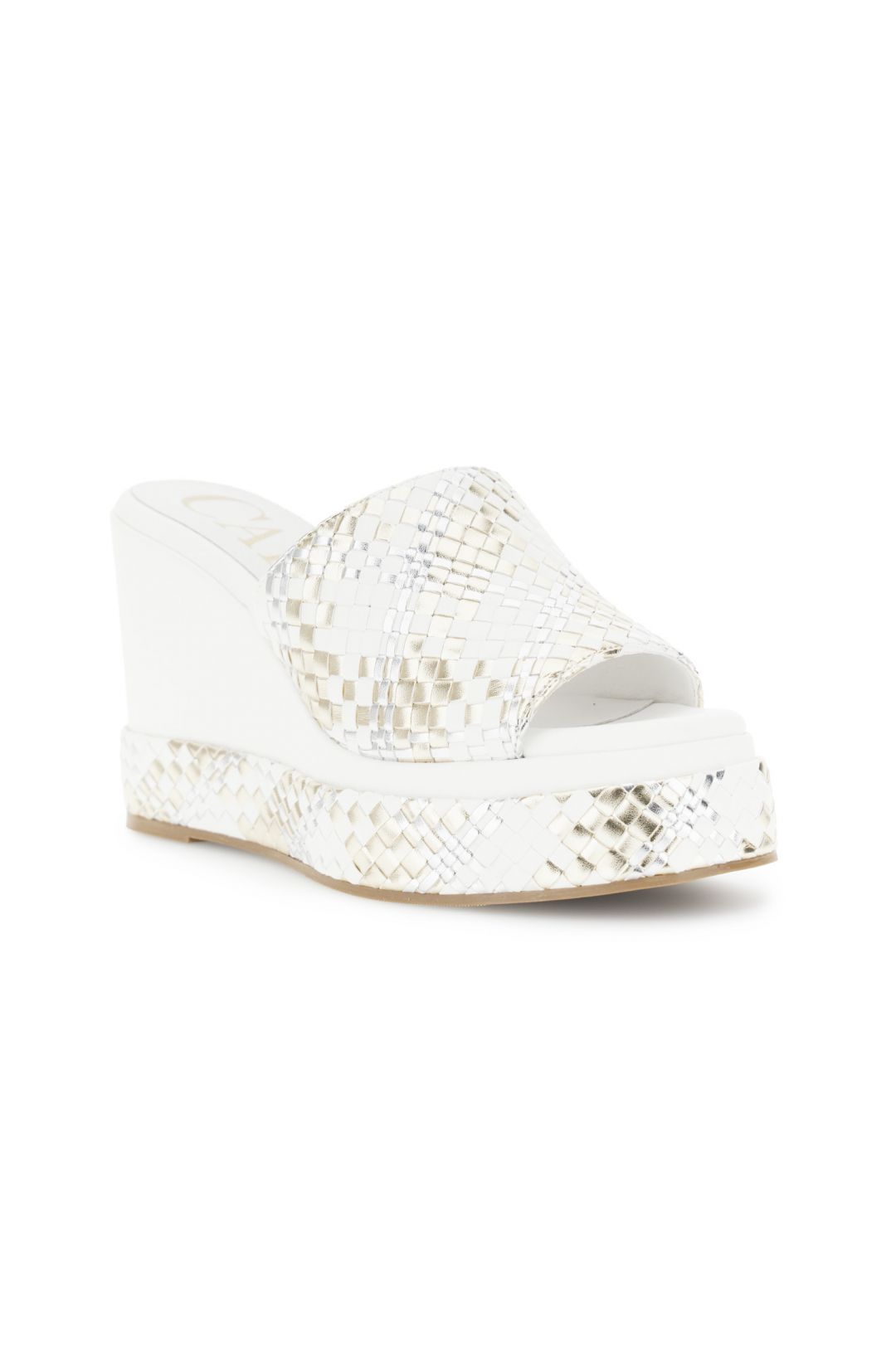 Sandali ciabatta con intreccio Cafenoir