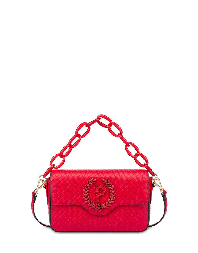Candy Bag Con Maxi Catena Rosso