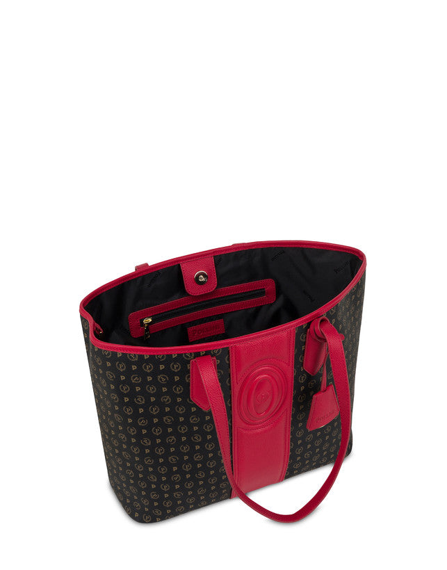 Shopping Bag Heritage 70 Nero/rosso
