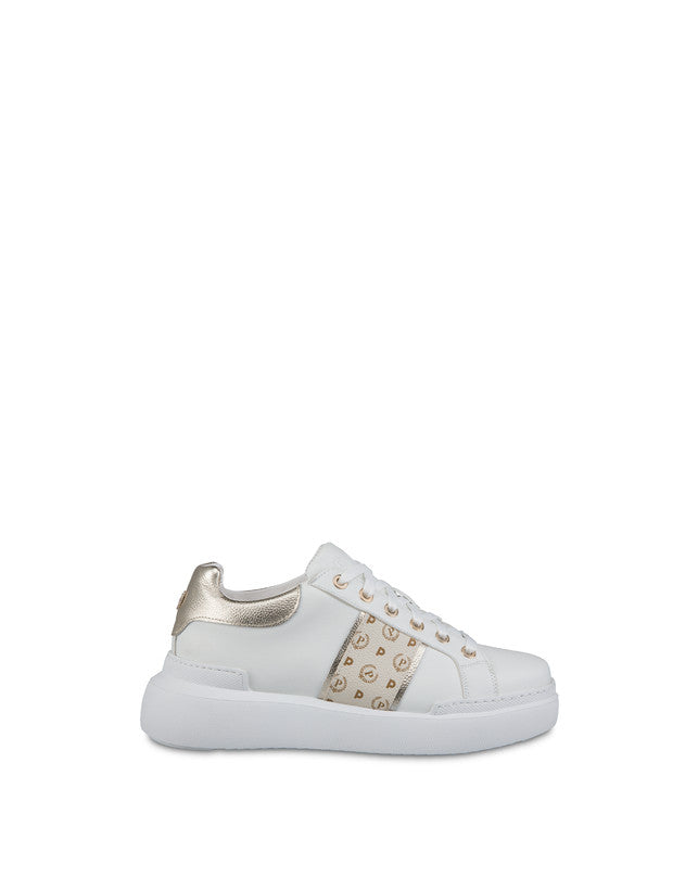Sneakers Heritage Avorio/platino/bianco