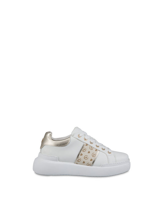 Sneakers Heritage Avorio/platino/bianco