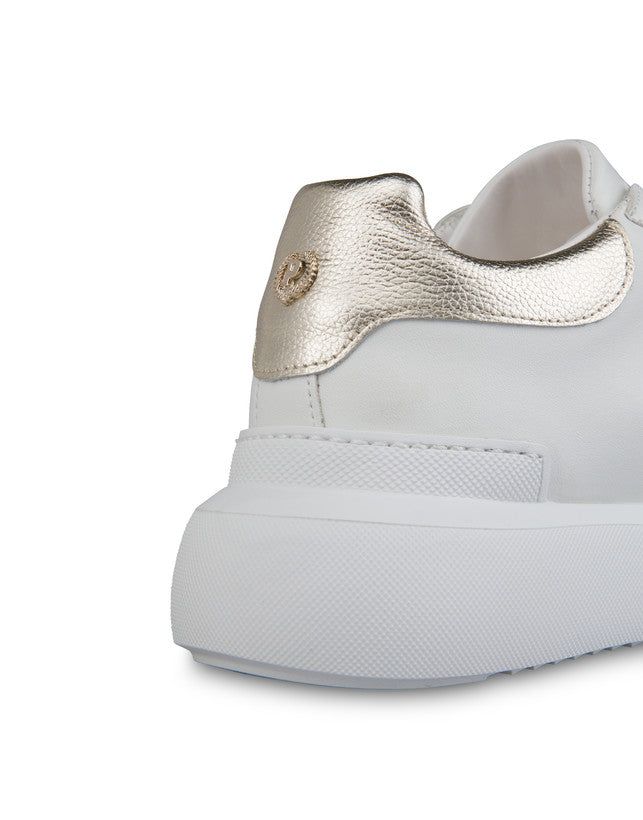 Sneakers Heritage Avorio/platino/bianco